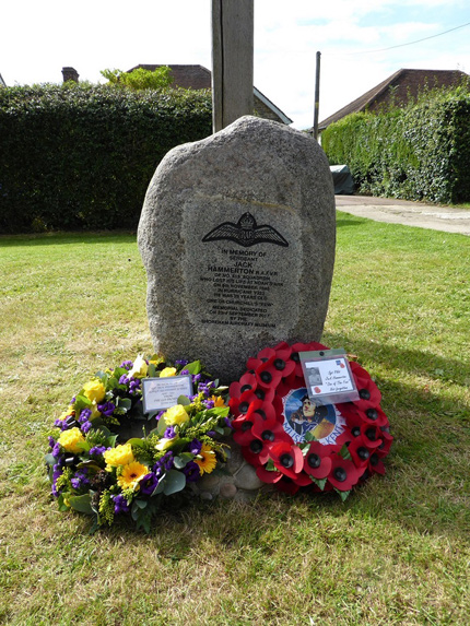 Flying Officer Robin McGregor 'Bubble' Waterston memorial