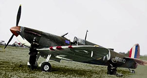 P/O Hugh Reilley memorial - Spitfire R6800