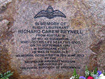 Flt Lt Reynell memorial